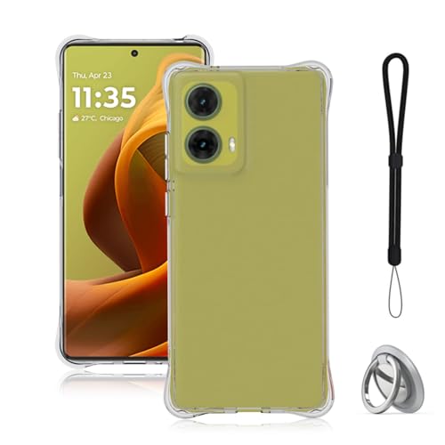 Motorola(���g���[��) moto g85 5G �p �P�[�X �J�o�[ �X�^���h�t�� �p�x�����\ �ԍڃz���_�[�Ή��yNOUKAJU�z �X�}�z�P�[�X �X�g���b�v�t�� �y�� TPU �\�t�g �N���A �����₷�� �w��h�~ �ϏՌ� ���ϖh�~