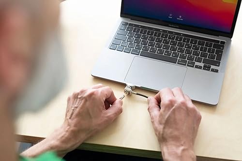 Compulocks The LEGDE Sicherheitsadapter für MacBook Pro 13 M1/M2 mit Sicherheitskabel mit Schlüssel