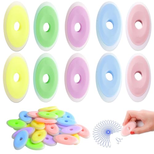 BQRKOTM 20 unidades neutras apagáveis caneta especial borracha de silicone oval apagável, borrachas para canetas de gel apagáveis, para crianças estudantes adultos aprendizagem e escritório