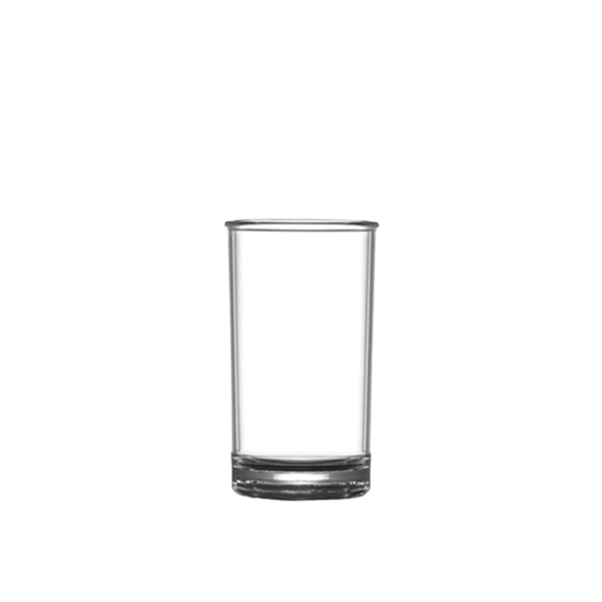 Bb Plastics Transparent Elite Premium Polycarbonate Hiballs 8Oz / 230Ml - Set Of 4 | Plastic Reusable Tumblers, Virtually Unbreakable Polycarbonate Plastic - Ideal For Parties, Outdoors & Event Catering