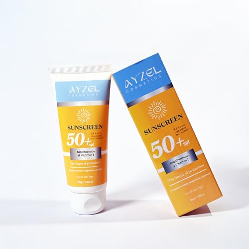 Image of Sunscreen SPF 50 ? Broad Spectrum UVA /UVB Protection | Lightweight, Non-Greasy & Water-Resistant | Daily Sun Protection for All Skin Types 50gm