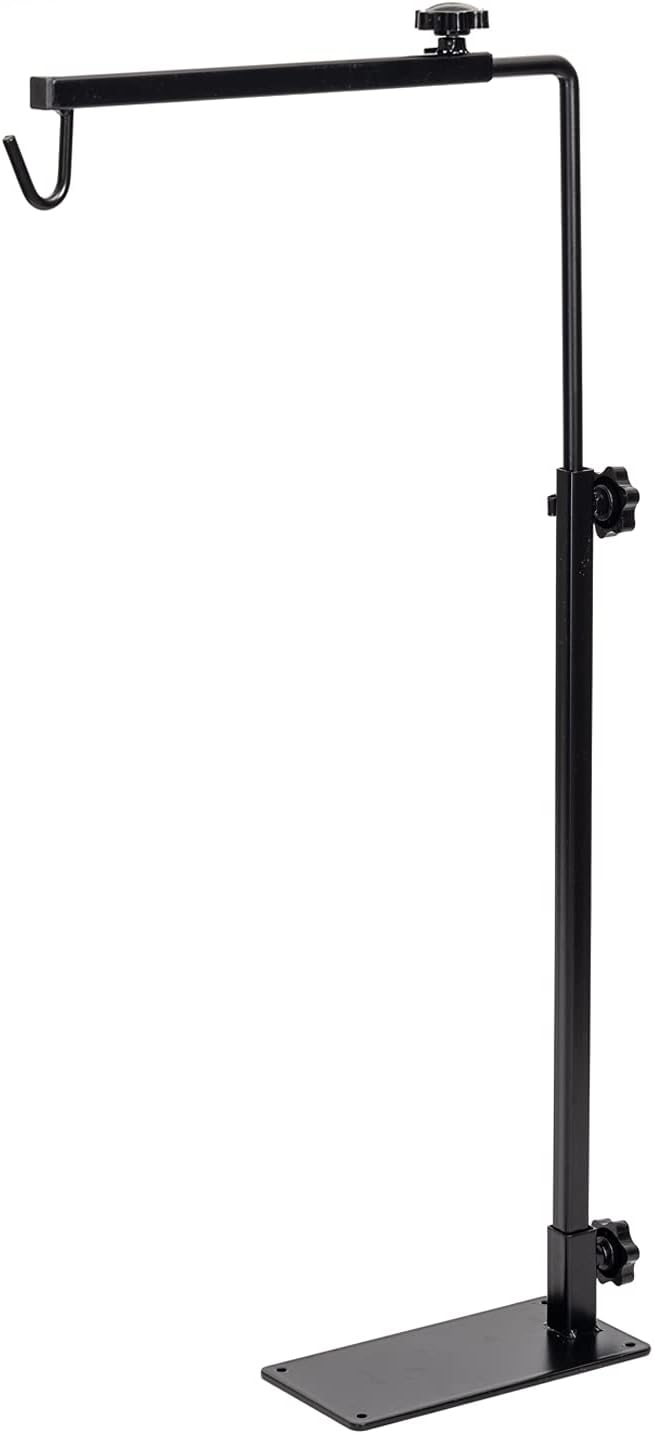 Reptile Lamp Stand Adjustable Floor Light Holder Stand Landing Lamp Stand Bracket Metal Lamp Support for Reptile Glass Terrarium Heating…