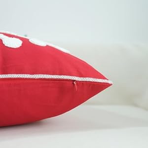 Jojusispackof2christmasdecorativesnowflakethrowpillowcoversembroiderycushioncasesholidaydecorsoftpillowcasesforcouchsofabedroomcarred20x20inch Urban Country Home Decor Jojusis pack of 2 christmas decorative snowflake throw pillow covers embroidery cushion cases holiday decor soft pillowcases for couch sofa bedroom car red 20 x 20 inch urban country home decor