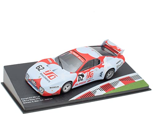 OPO 10 - Auto in miniatura da collezione 1/43 compatibile con Ferrari 512 BB LE MANS - 24h Le Mans 1979 - FR008