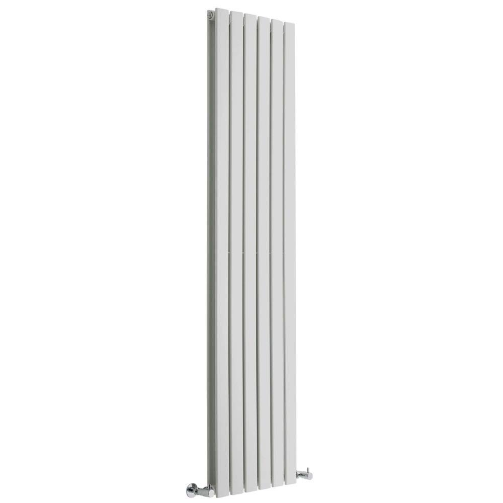 Milano Alpha White Vertical Double Flat Panel Radiator - 1780mm x 420mm