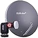 Produktbild DUR-line 4 Teilnehmer Set - Qualitäts-Alu-Satelliten-Komplettanlage - Select 85cm/90cm Spiegel/Schüssel Anthrazit + Quad LNB - für 4 Receiver/TV [Neuste Technik, DVB-S2, 4K, 3D]