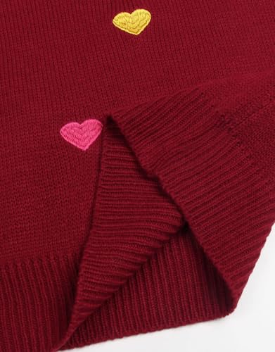 Image of Womens American Flag Sweater Crew Neck Casual Pullover Sweater