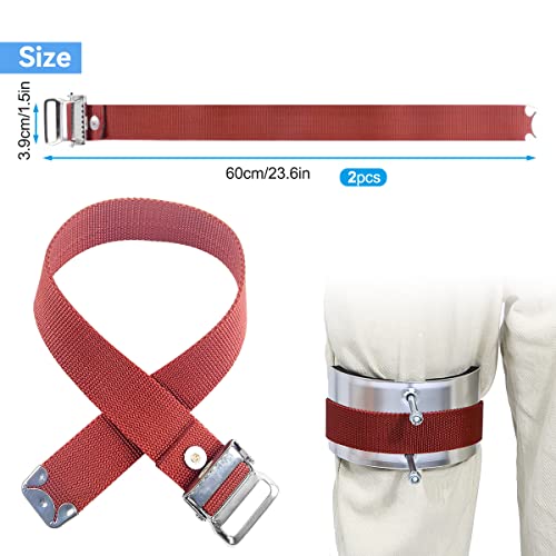 image for XINHNMUU 2PCS Drywall Stilts Leg Band Straps, Drywall Stilt Replacemen