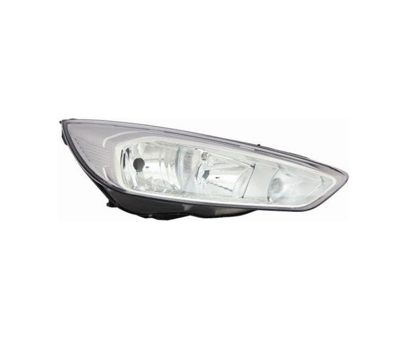 auto Fari anteriori Destra F1EB-13W029-NB compatibile per FORD FOCUS 2014-2018, elettrico, con motore, argento, H1/H7, PY21W, W5W, ECE
