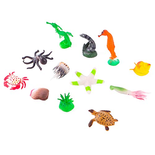 STOBOK 1 Conjunto de Animais Do Mar Profundo Oceano Criaturas SubaquÃ¡ticas Brinquedos Educativos Ma