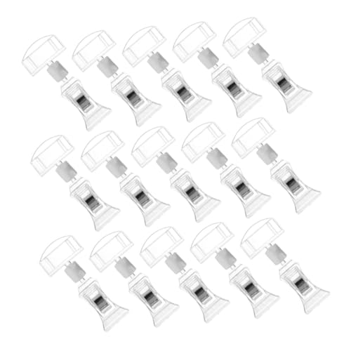 KAILIKETIY 15個クリア 転式 オン 価格タグ 店舗用表示具 耐久性素材 簡単取付