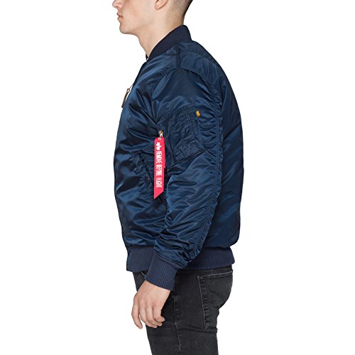 Alpha Industries MA-1 VF 59 Long Bomberjacke für Herren Rep.Blue – Ansicht 3