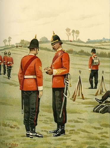 Impression d'art Oxford Shire Light Infantry tableau vintage haut de gamme