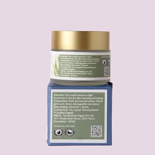 Image of Aloe Vera Skin Gel 100ml for Face & Hair and Fresh Aloe Vera Leaf Extract - Hydrating, Moisturizing, Soothing | Pure 100ml Gel for Glowing Skin | Multipurpose Care for Men & Women.