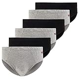 Levi's Mens Underwear - Low Cut Underwear for Men - Mens Briefs 6 Pack Bikini