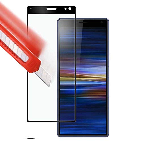 for Sony Xperia 10 Glass Screen Protector - [2 Pack] 3D 9H Hardness Tempered Glass Film Anti-Spy Screen Protector for Sony Xperia 10