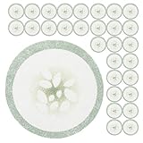 SOESFOUFU 200pcs Non-woven Cucumber Print Eye Pads for Women Breathable Eye Care Pads for Skincare Gentle Hydrating Covers for Facial Use Suitable for All Skin Types