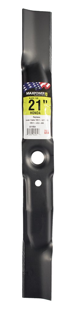 Maxpower 331654B Mower Blades, Replaces OEM #'s 72511-VE1-001, 72511-VE1-010, Black