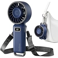 Diveblues 100-Speed Rechargeable Foldable Handheld Turbo Fan only .39: eDeal Info