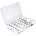 Letter Board Letters, 510 PRE-Cut Characters (White & Gold, 1 Inch) with Sorting Tray