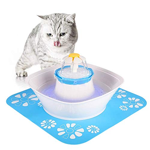 Fuente automática para gatos de acero inoxidable 2.5L
