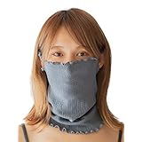 [SOWAN] ソワン シルクおやすみマスク もっちり 絹20% 綿80% 保湿 乾燥対策 就寝 デコルテ 口元 レディース メンズ 男女兼用 日本製 チャコールグレー