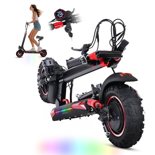 1200W Off-Road Electric Scooter Adults - 37-40 Miles Long Range Escooter with...