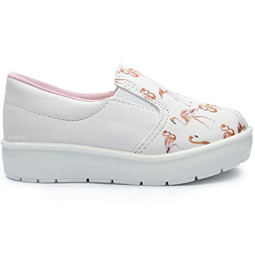 Tenis Iate Slip On Infantil Menina Casual Moda 26 (21, Flamingo)
