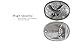 H8170 Western American Eagle Belt Buckle Fits 1-1/2