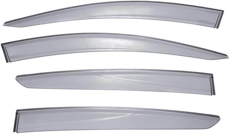 WellVisors Window Visors Wind Deflectors Compatible with Honda 2016-2022 HRV Premium Series Rain Guards 3-847HD026