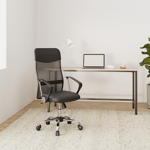 Sedia Ufficio Washington In Rete Traspirante E Similpelle I Sedia Scrivania Girevole I Sedia Ergonomica Direzionale, Colore:nero - Sedia gaming - Immagine 1