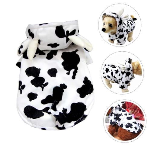 Disfraz para perro con diseño de vaca tamaño L miniatura 5