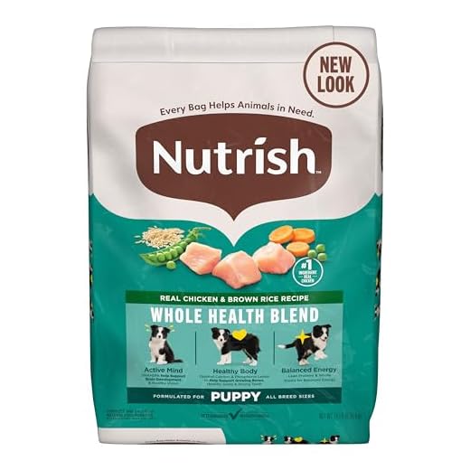 Nutrish Bright Puppy Premium Natural Dry Dog Food, Real Chicken & Brown Rice Recipe, 14 Pounds (Packaging May Vary), (Rachael Ray