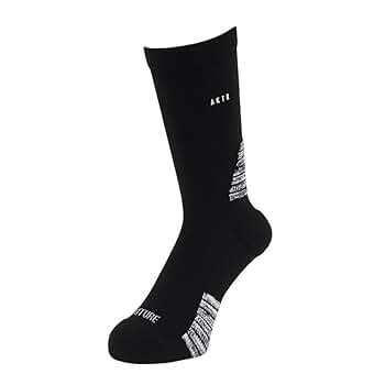 【最終値下げ】AKTR NEO FUTURE SOCKS 6足　未使用　靴下L AKTR LOGO NEO FUTURE SOCKS Blk 521-003021 BK CREWソックス