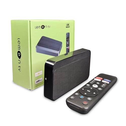 BOXPUT Lemon TV L2 Android 12.0 Smart TV Box, Allwinner H618, 4K HDR Media Player, Dual-Band WiFi, BT 5.4, 2GB+16GB, with BT Voice Remote for Home Theater