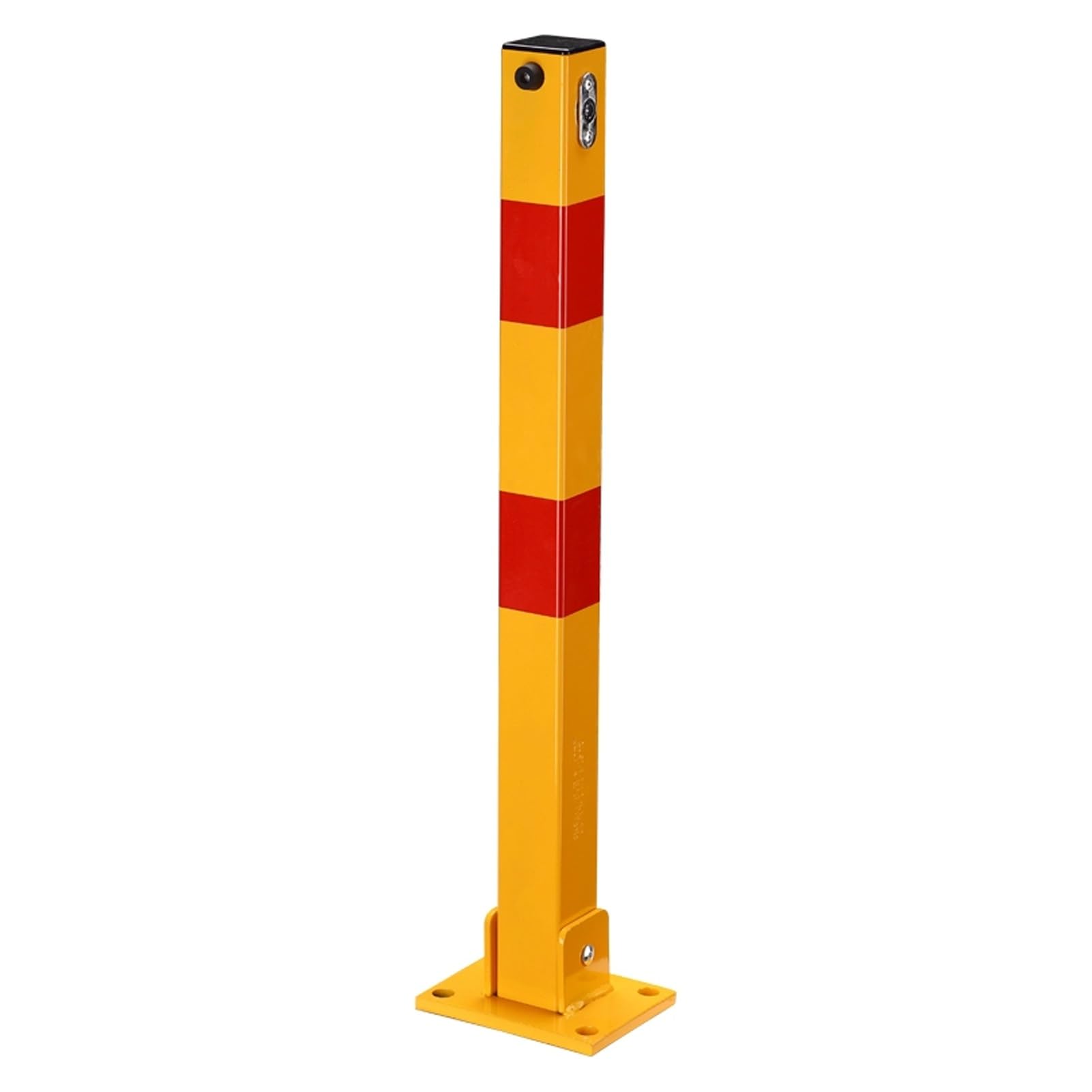 Borne de stationnement en acier poteau de signalisation routière pliable flexible