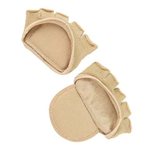 SOESFOUFU Women 5 Toe Socks Anti-Slip Pads Hidden Socks for Women Comfortable Breathable Half Socks