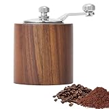 Manuelle Gewürzmühle – Kaffeemühle aus Holz, Pfeffer- und Salzmühle mit einstellbarer Ebene...
