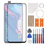 swark Coperchio per batteria compatibile con Huawei P Smart Z (Sapphire Blue) coperchio della batteria (P Smart Z vetro anteriore)
