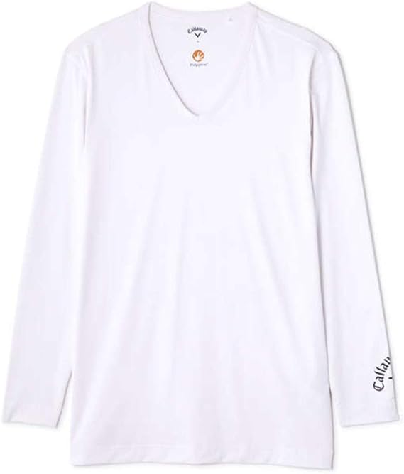 Amazon キャロウェイ メンズ 防菌 防臭 Uネックtシャツ トレーニングウェアシリーズ 241 ゴルフ インナー 030 ホワイト 日本 Ll 日本サイズ2l相当 インナーシャツ 通販