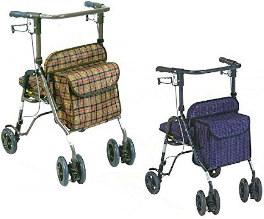 島製作所　シンフォニーSP 格子紺　シルバーカー　手押し車 Amazon | SHIMA(島製作所) シンフォニーSP 格子紺 | ノーブランド品