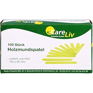 CareLiv Holzmundspatel 15 cm Unsteril