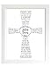 Jesus Loves Me Frame for Baby's Baptism, Dedication or Christening - Made in USA Frame - Gift for Granddaughter/Grandson/Godson/Goddaughter on Christening, Baptism, Dedication (White - Regular)