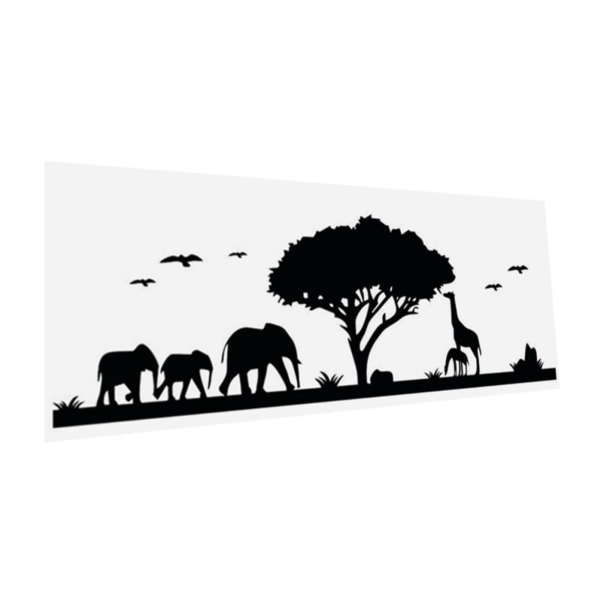 Stickers Animaux de Jungle pour Chambre d'Enfant et Salon Lumineux