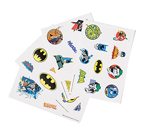 Grupo Erik Editores, S.l. - Pegatinas Reutilizables Dc Comics Batman 17,3X0,1X23,5 Grupo Erik Editores Negro En Oferta Grupo Erik Erik-Pegatinas Para Portátiles Dc Comics Batman, 35 Stickers, 7 X 5 X 0.2 Cm