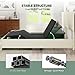 Softa Queen All-in-One Adjustable Bed Frame with 12
