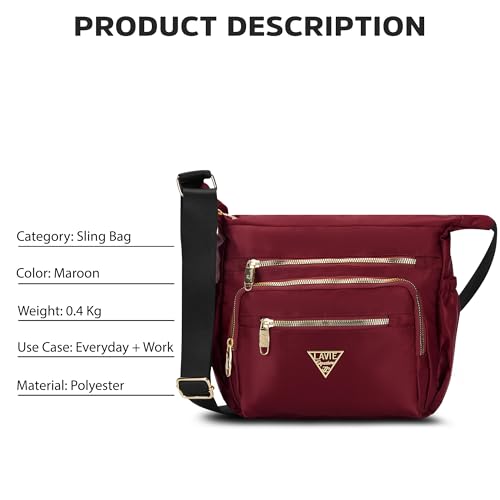 Image of Lavie Signature Women's Tucson 7C Crossbody Sling Bag | Ladies Purse Handbag | Gift for Women
