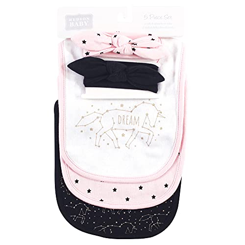 Image of Hudson Baby Unisex Baby Bandana Bibs and Headbands
