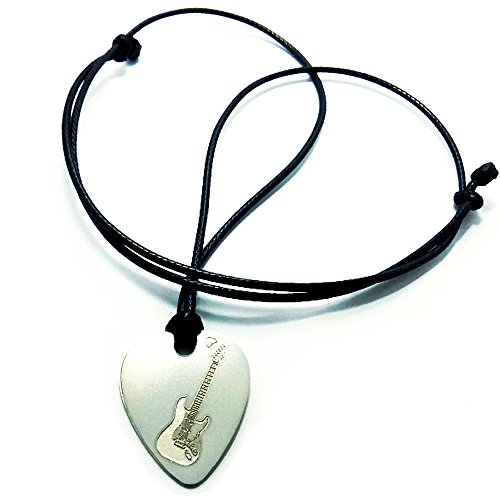 Médiators de Argent. Suspension trou Médiator de guitare argent de ley- diseño- (Stratocaster) - Les Beatles, Paul McCartney, John Lennon, RIngo Starr, George Harrison Médiators de Argent. Suspension trou Médiator de guitare argent de ley- diseño- (Stratocaster) – Image 4