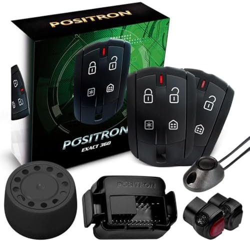 Alarme com Chave Canivete Universal Positron Exact EX360 Sistema ...
